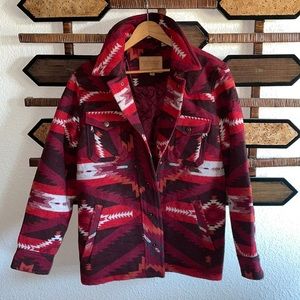 Powder River panhandle red aztec jacket